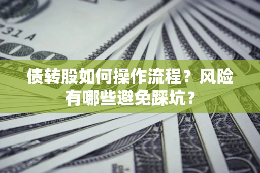 武汉债转股如何操作流程?风险有哪些避免踩坑? 武汉债转股如何操作流程?风险有哪些避免踩坑?