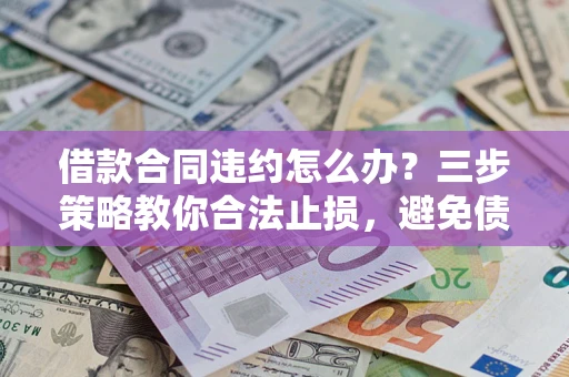 武汉借款合同违约怎么办？三步策略教你合法止损，避免债务危机升级