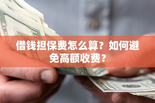 武汉借钱担保费怎么算？如何避免高额收费？